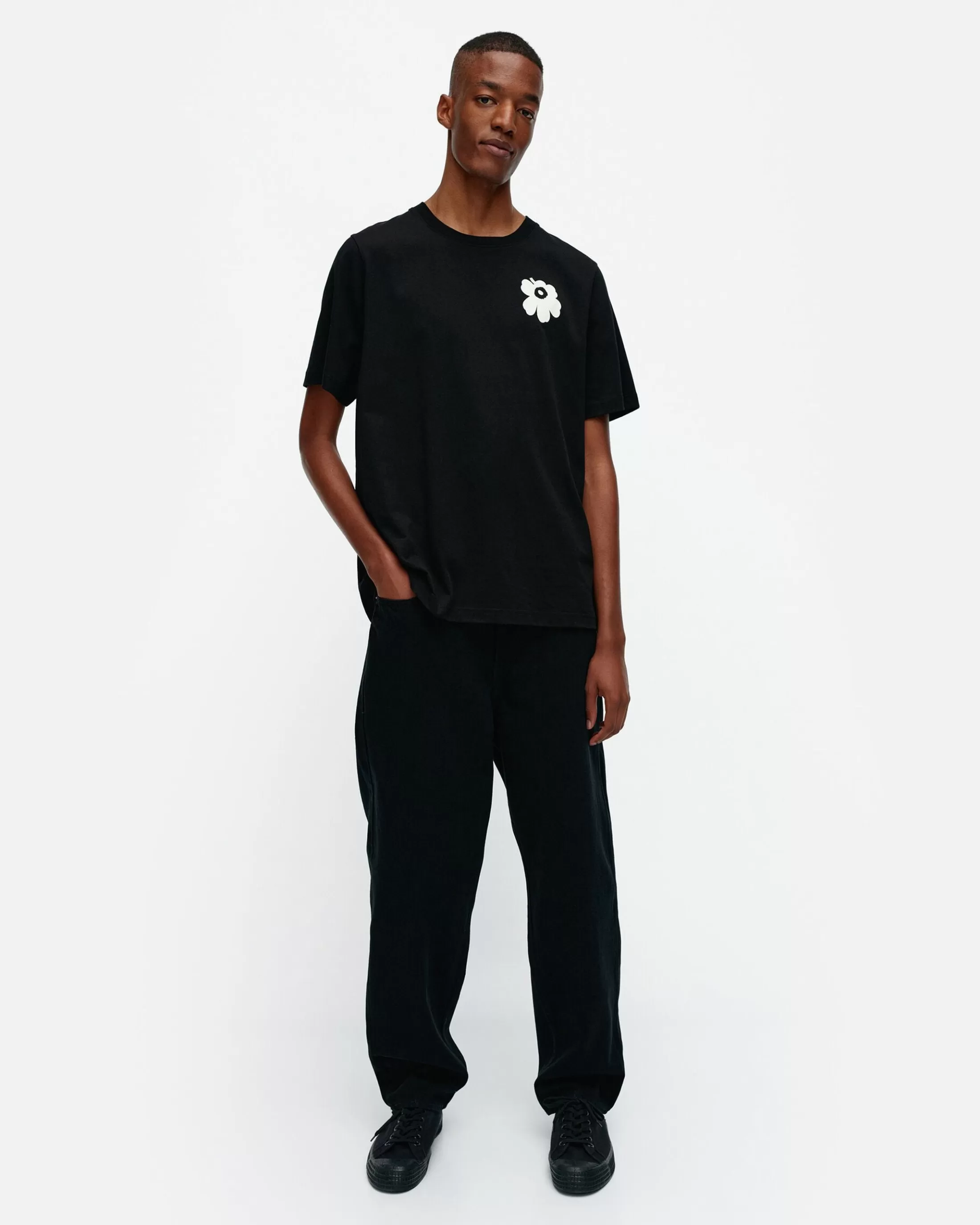 Marimekko Kioski Embla Unikko Placement T-Paita Flash Sale