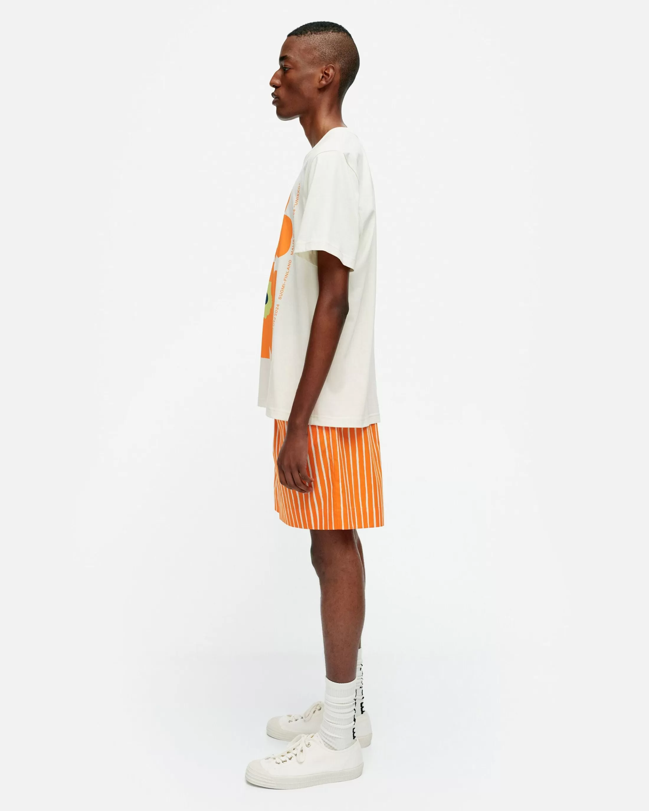 Marimekko Kioski Embla Unikko Placement T-Paita Clearance