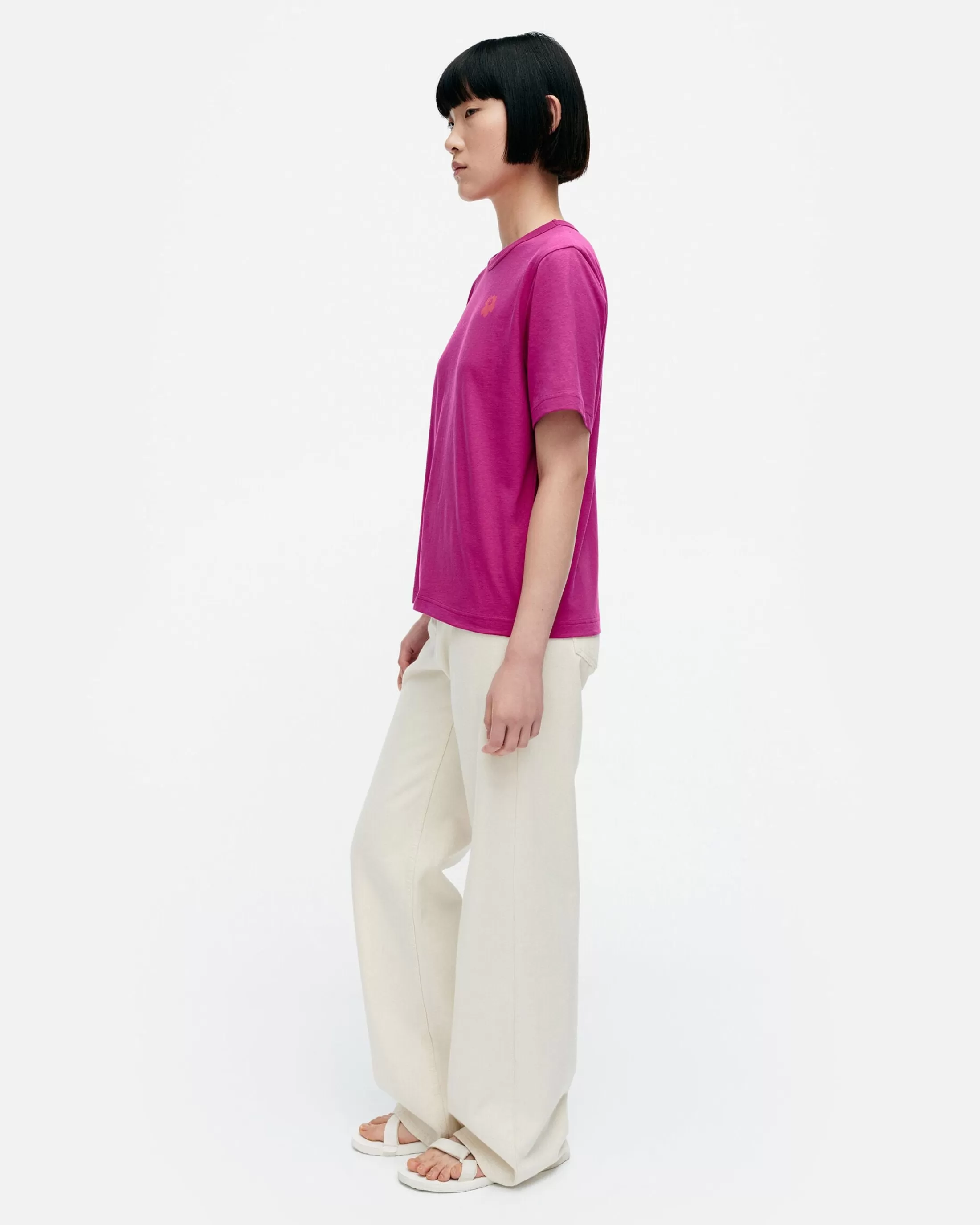 Marimekko Kioski Erna Unikko Placement T-Paita Best Sale