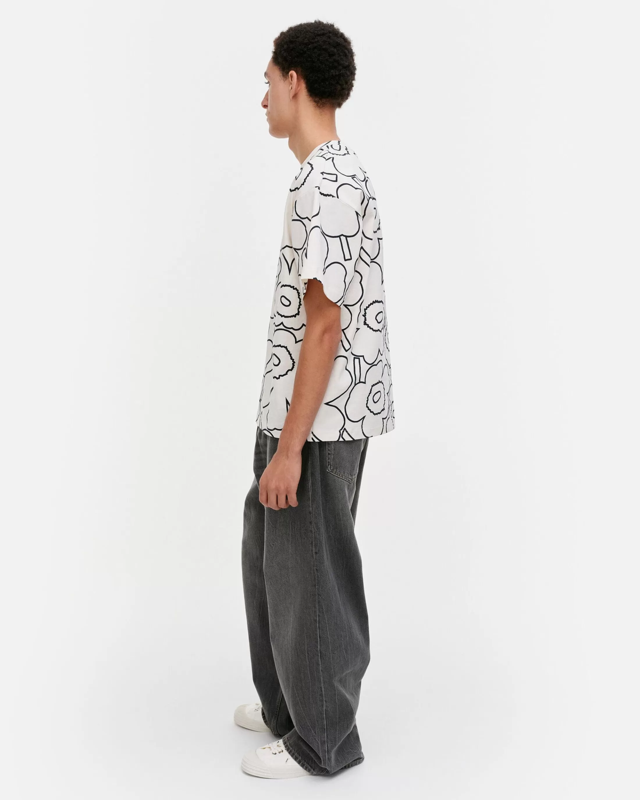 Marimekko Kioski Nopeus Pieni Piirto Unikko T-Paita Store