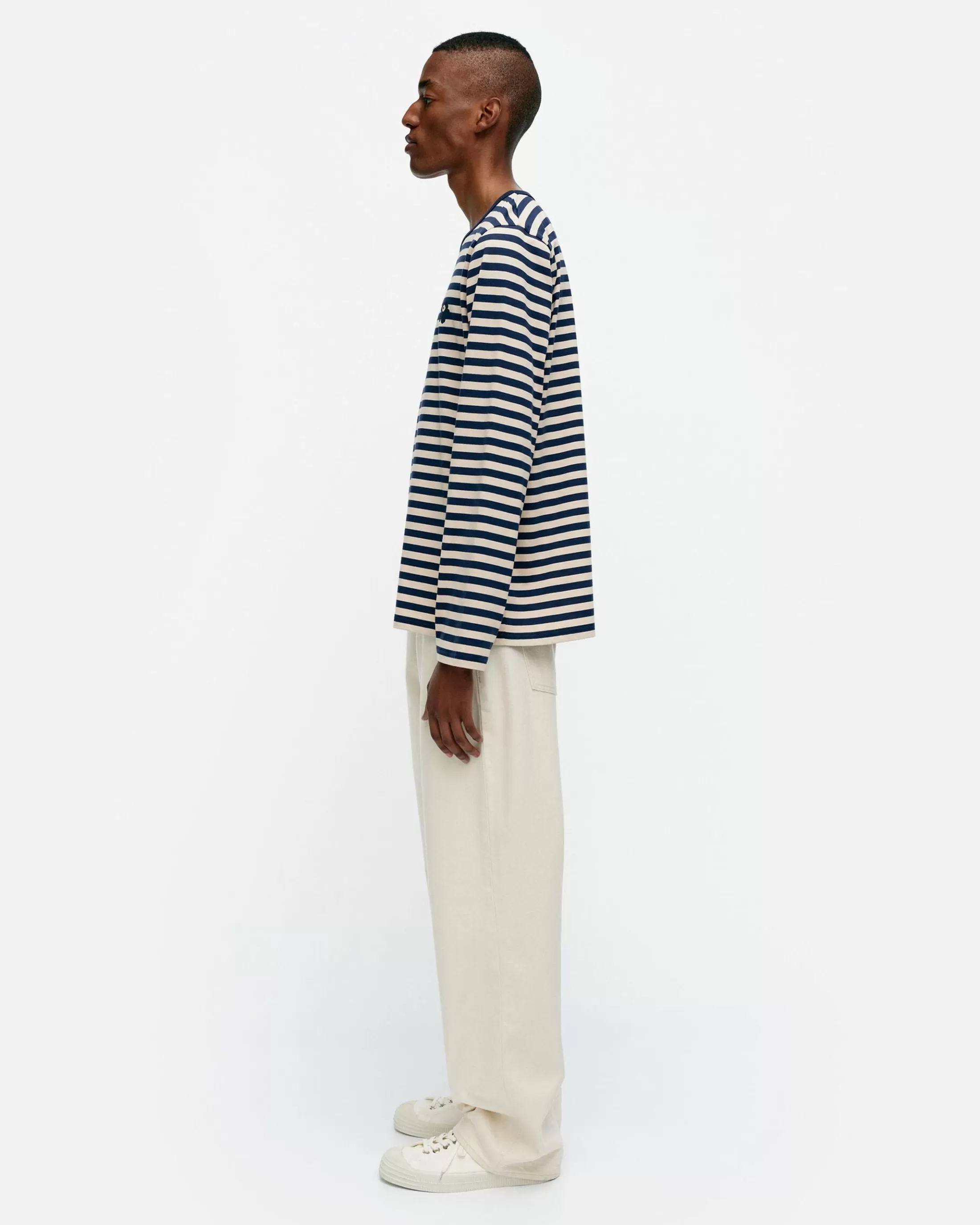 Marimekko Kioski Tasaraita Men Longsleeve Trikoopaita Clearance