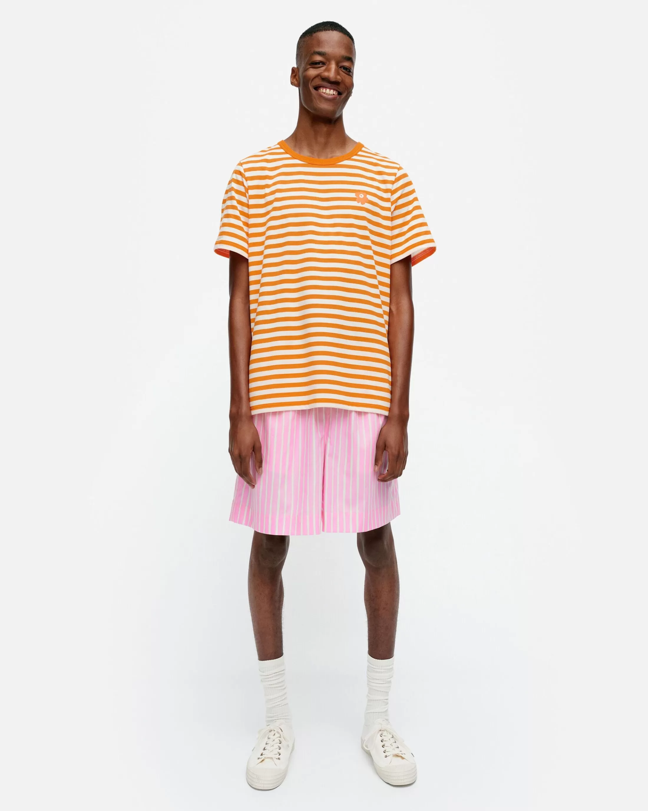 Marimekko Kioski Tasaraita Men Shortsleeve T-Paita Online
