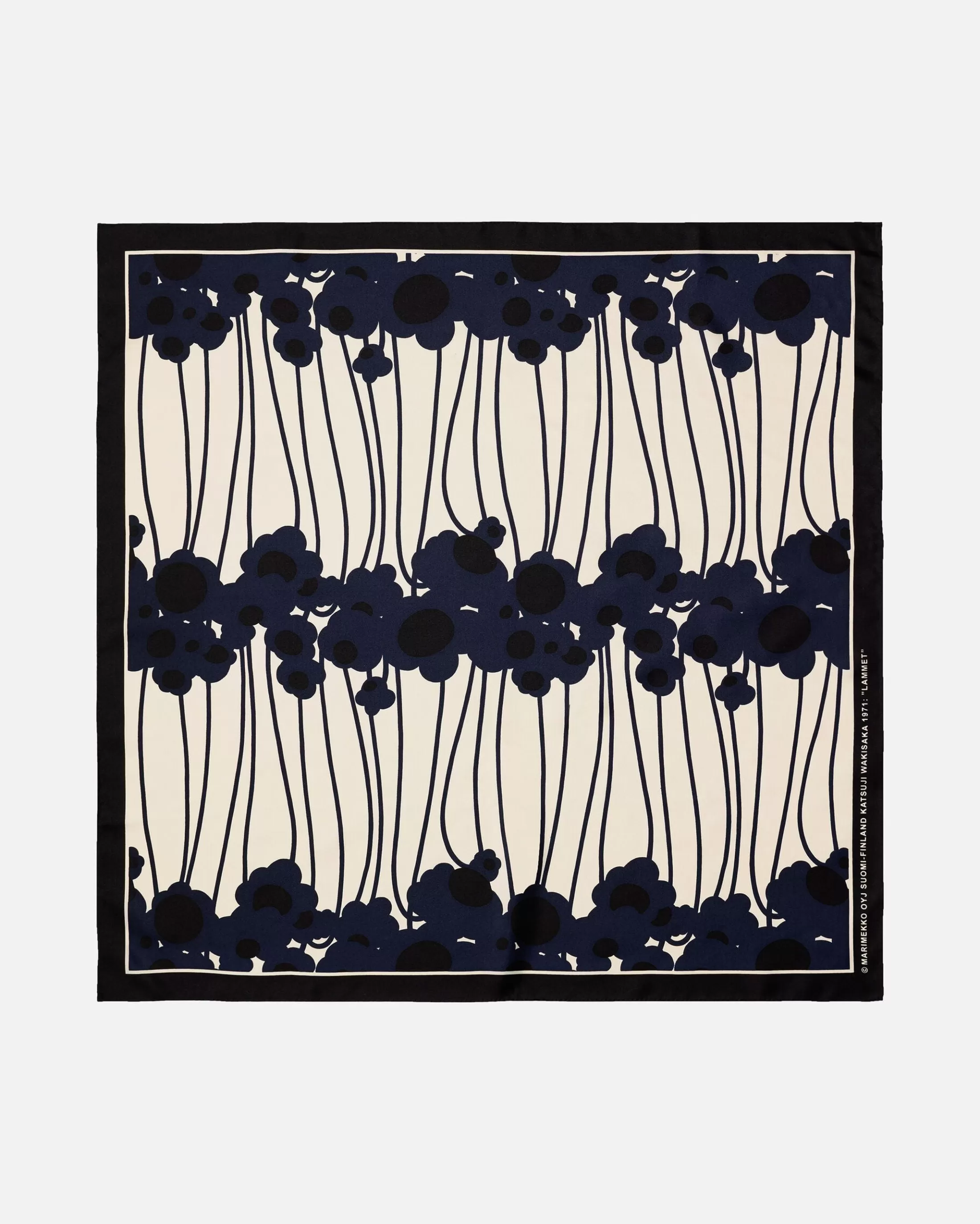 Marimekko Lauhtua Lammet Silkkihuivi Shop