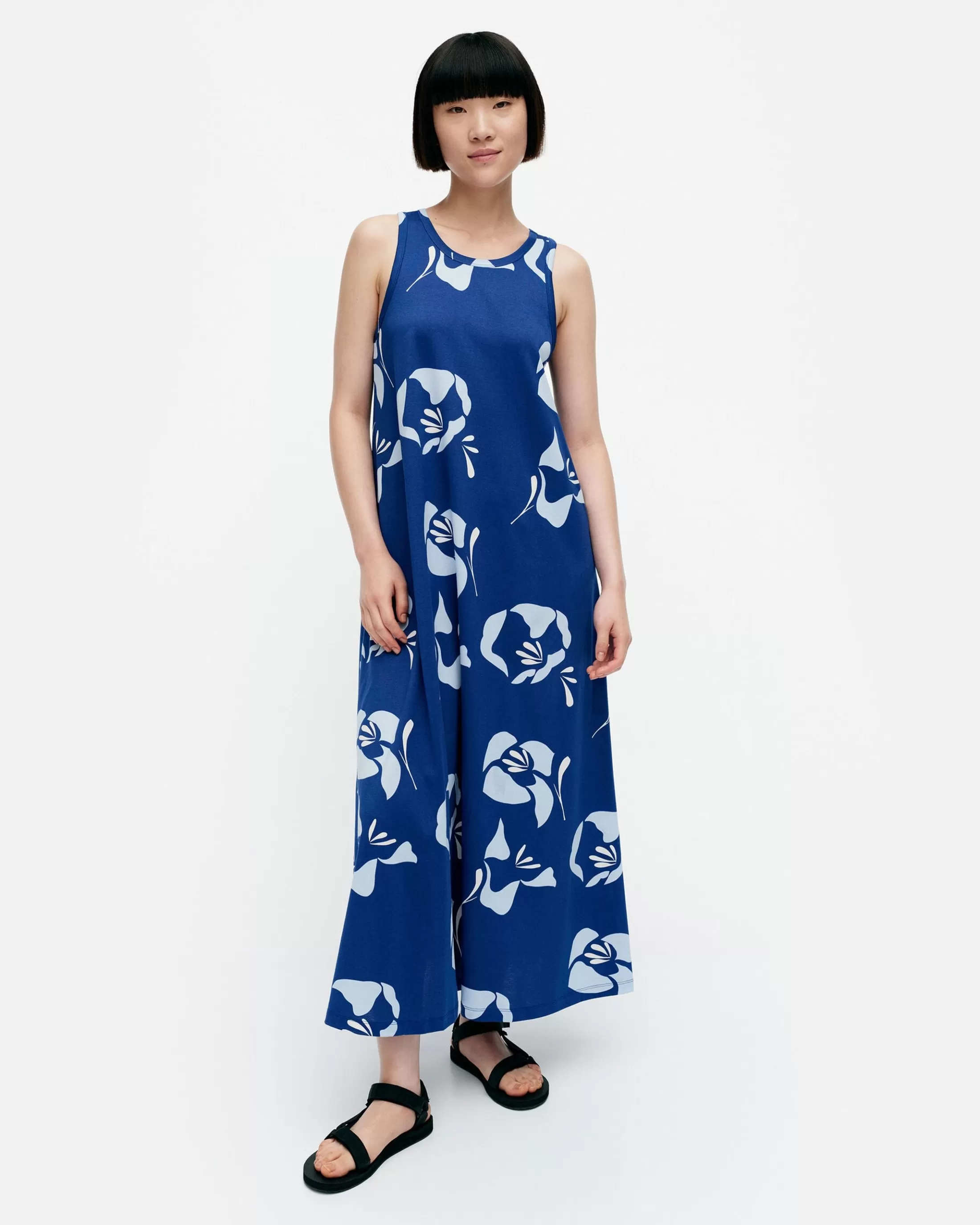 Marimekko Liplatus Helakka Trikoomekko New