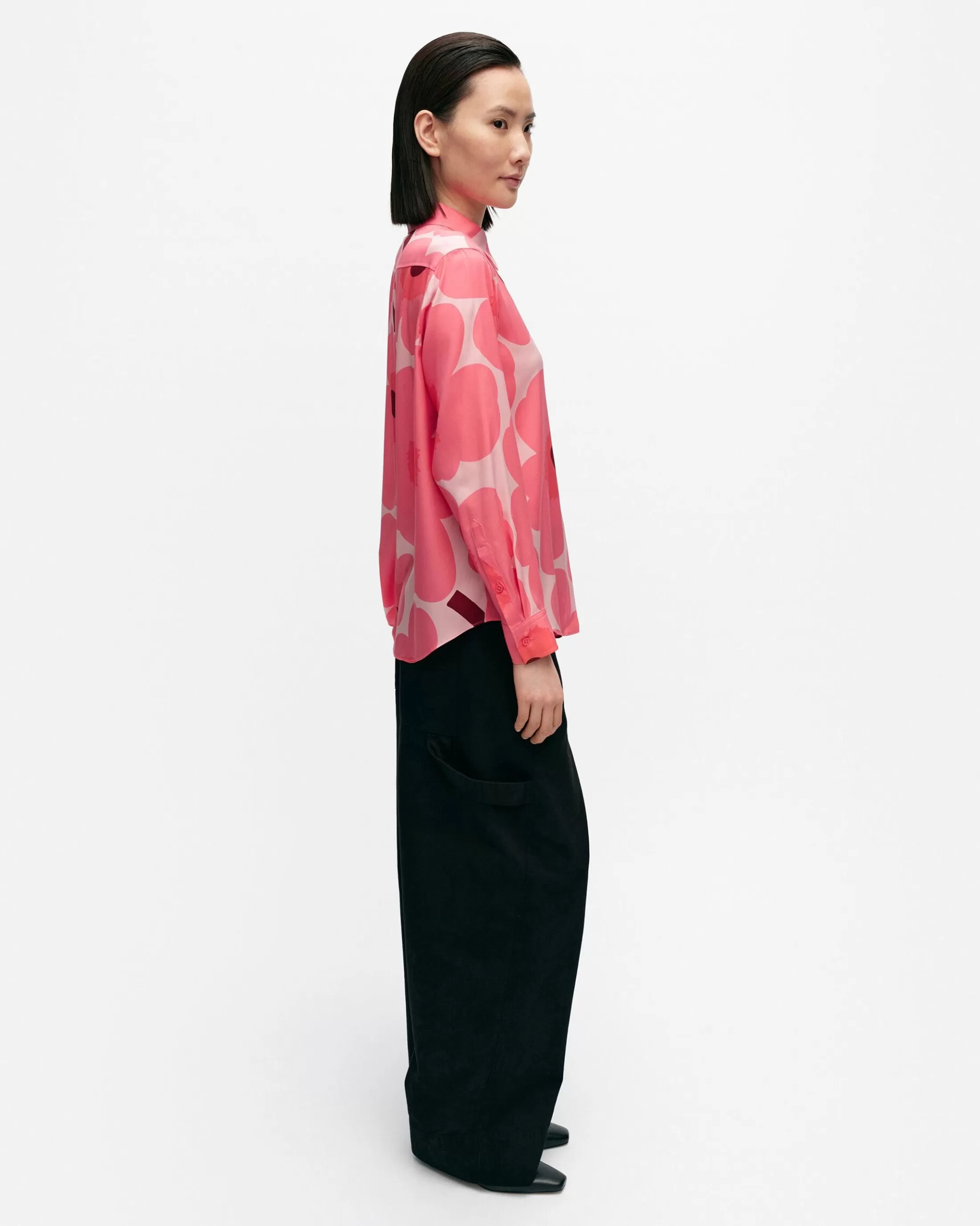 Marimekko Maija Unikko Silkkipaita Sale