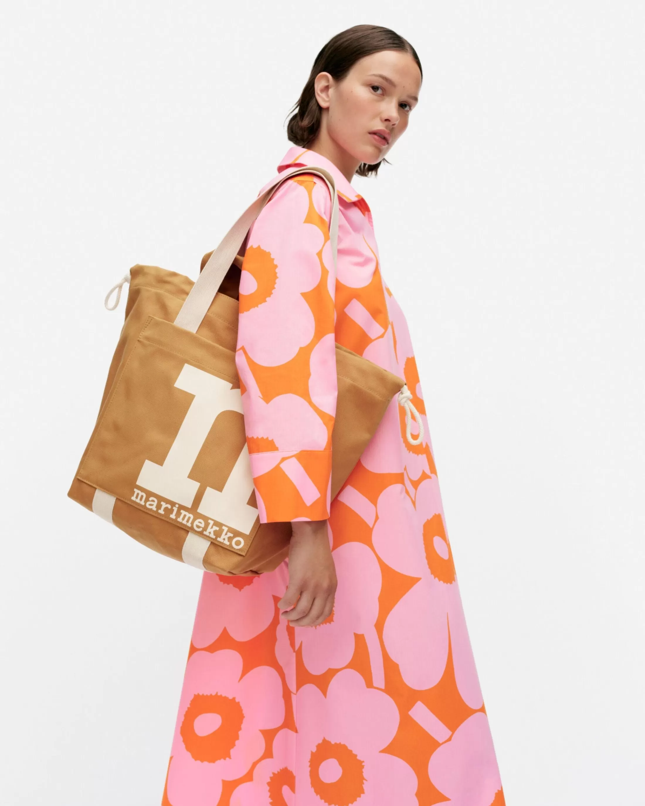Marimekko Mono City Tote Solid Olkalaukku Flash Sale