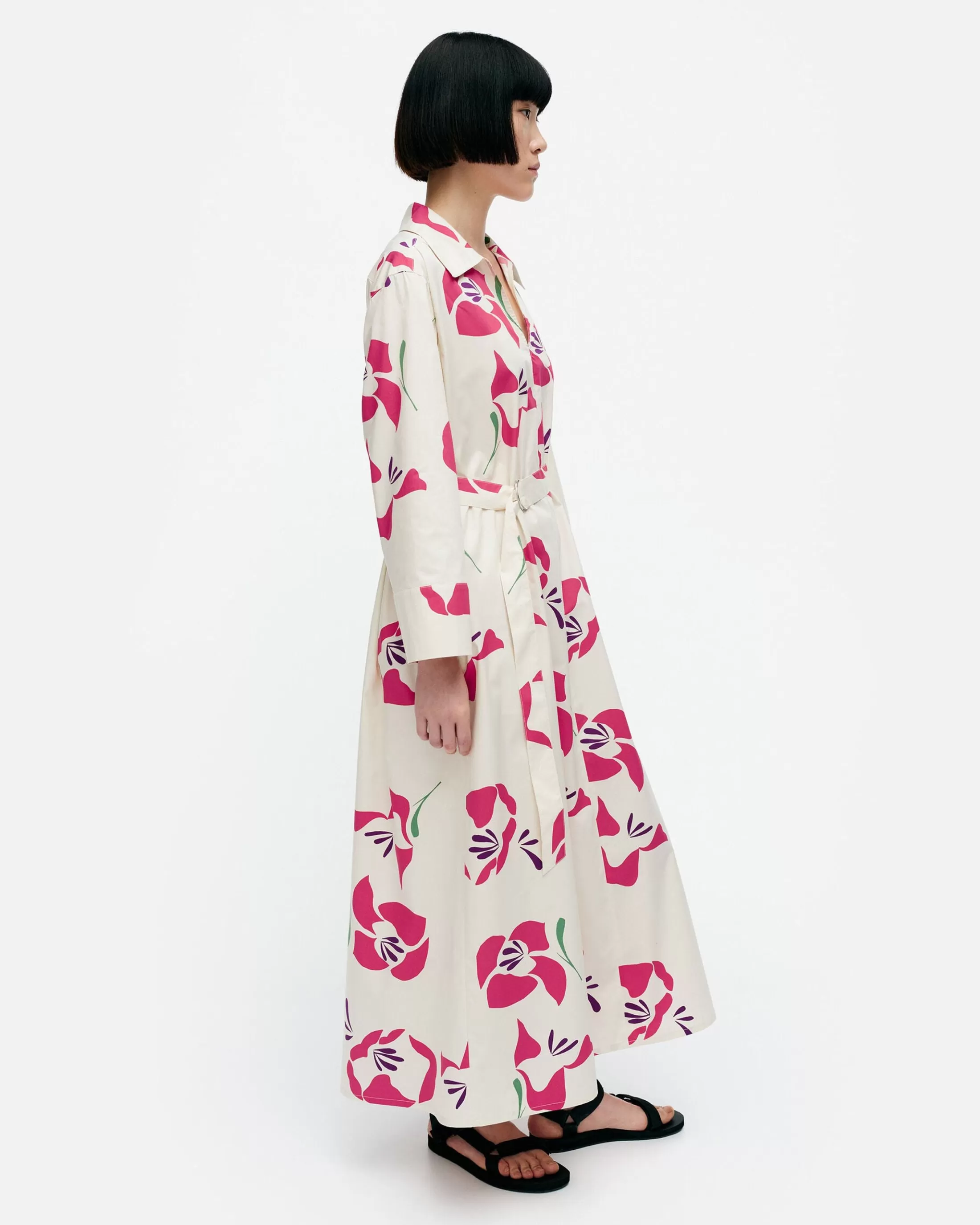 Marimekko Perenna Helakka Puuvillapopliinimekko Sale