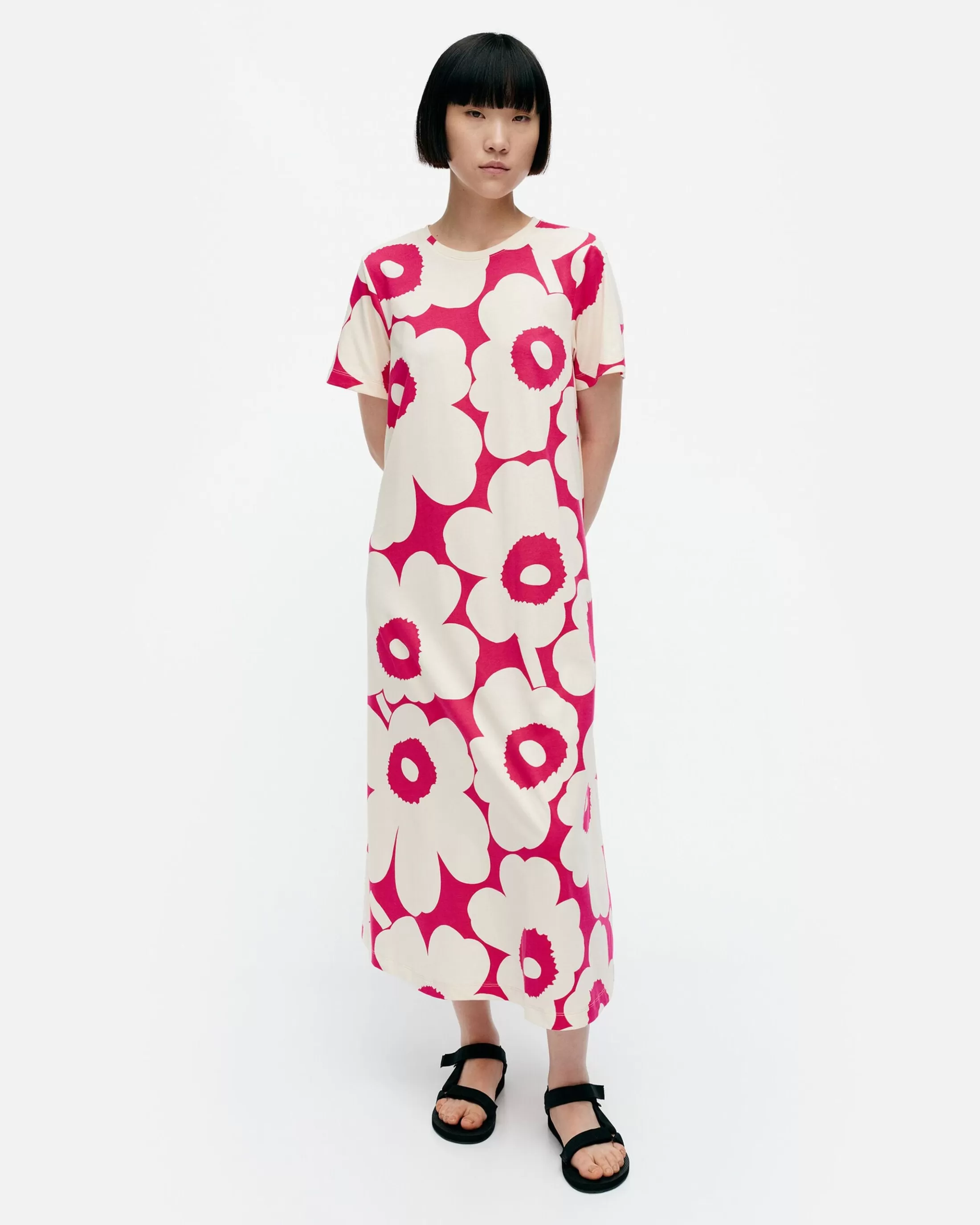 Marimekko Pisteinen Unikko Trikoomekko Cheap