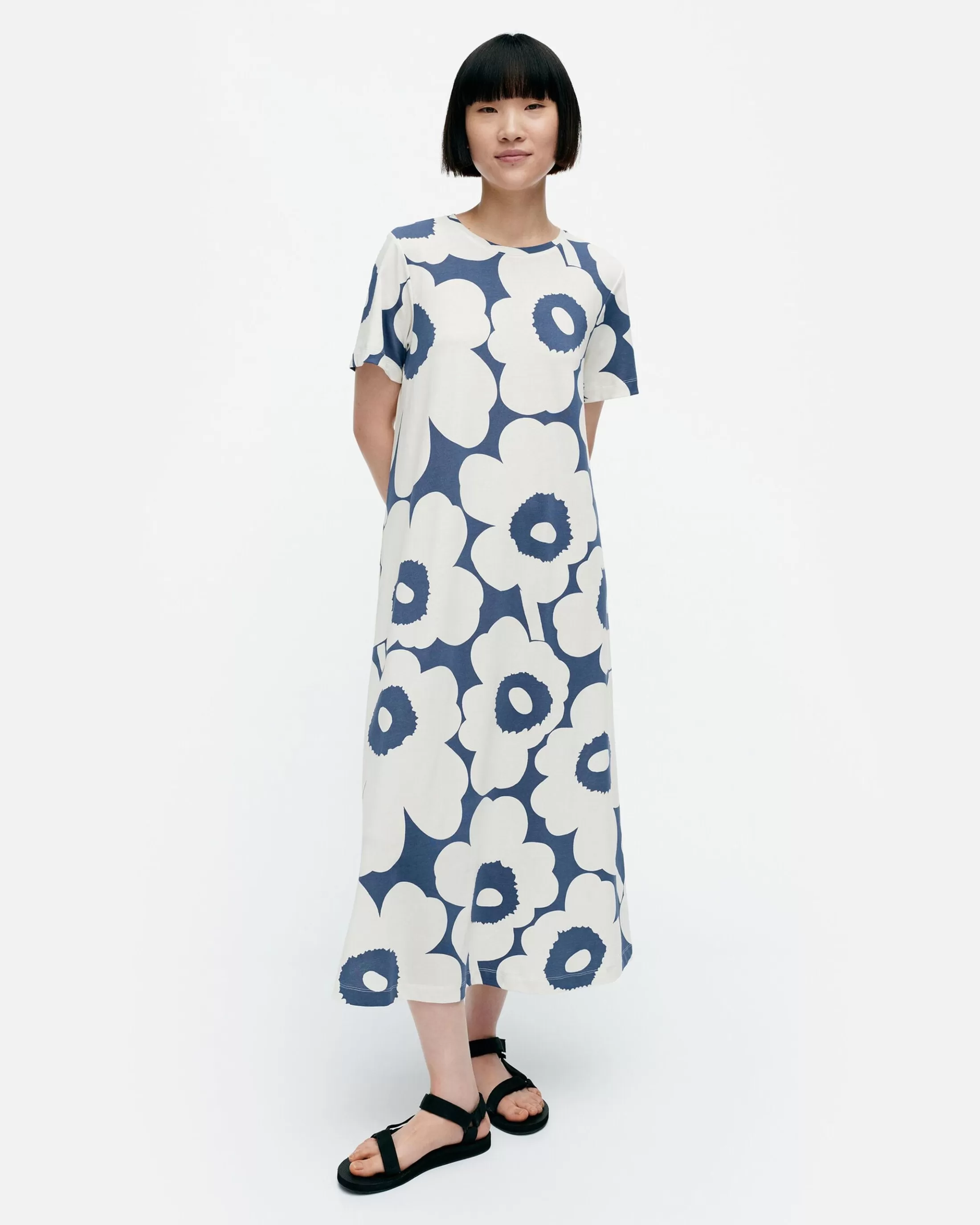 Marimekko Pisteinen Unikko Trikoomekko Best Sale