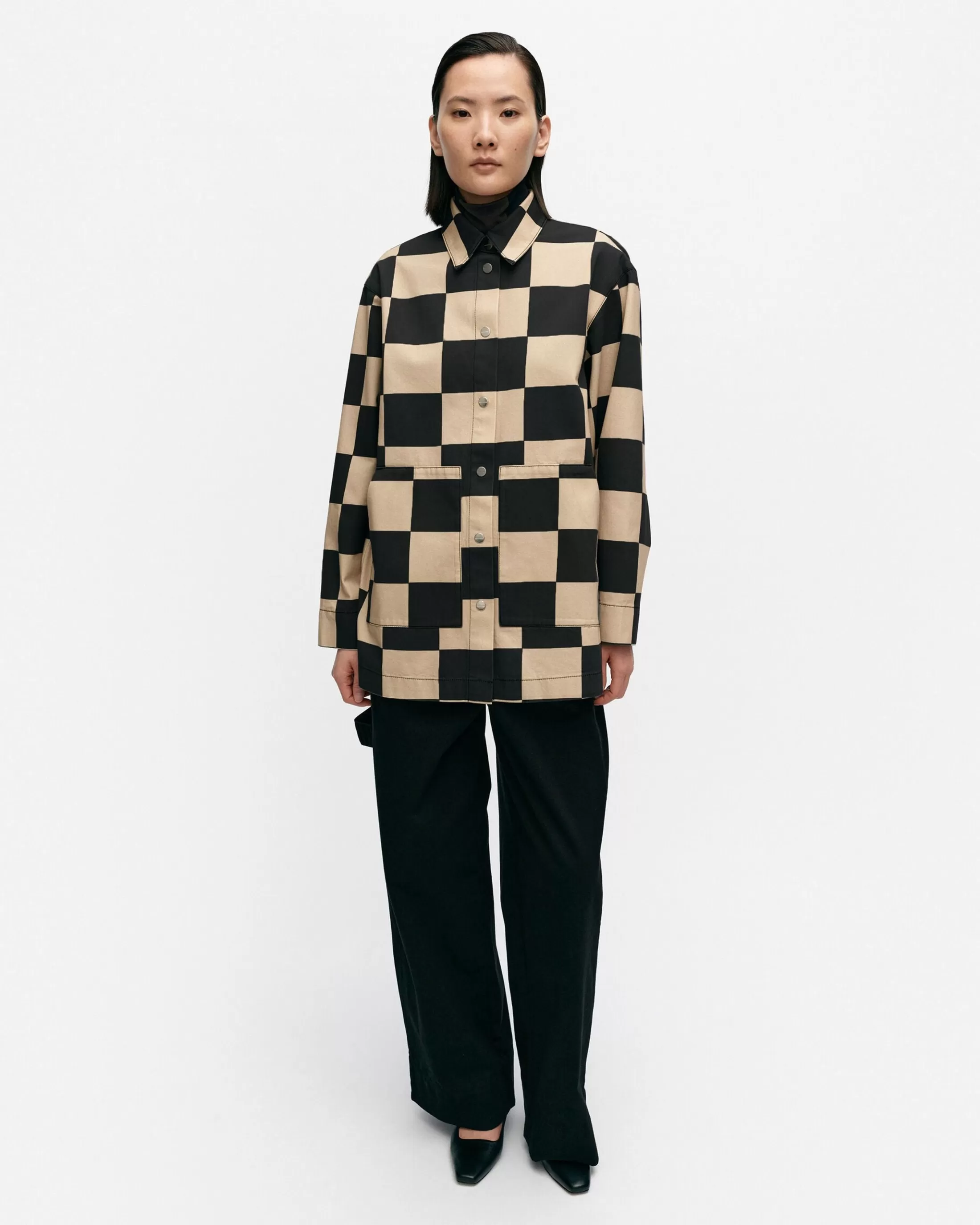 Marimekko Potenssi Kukko Ja Kana Puuvillapaitatakki Sale
