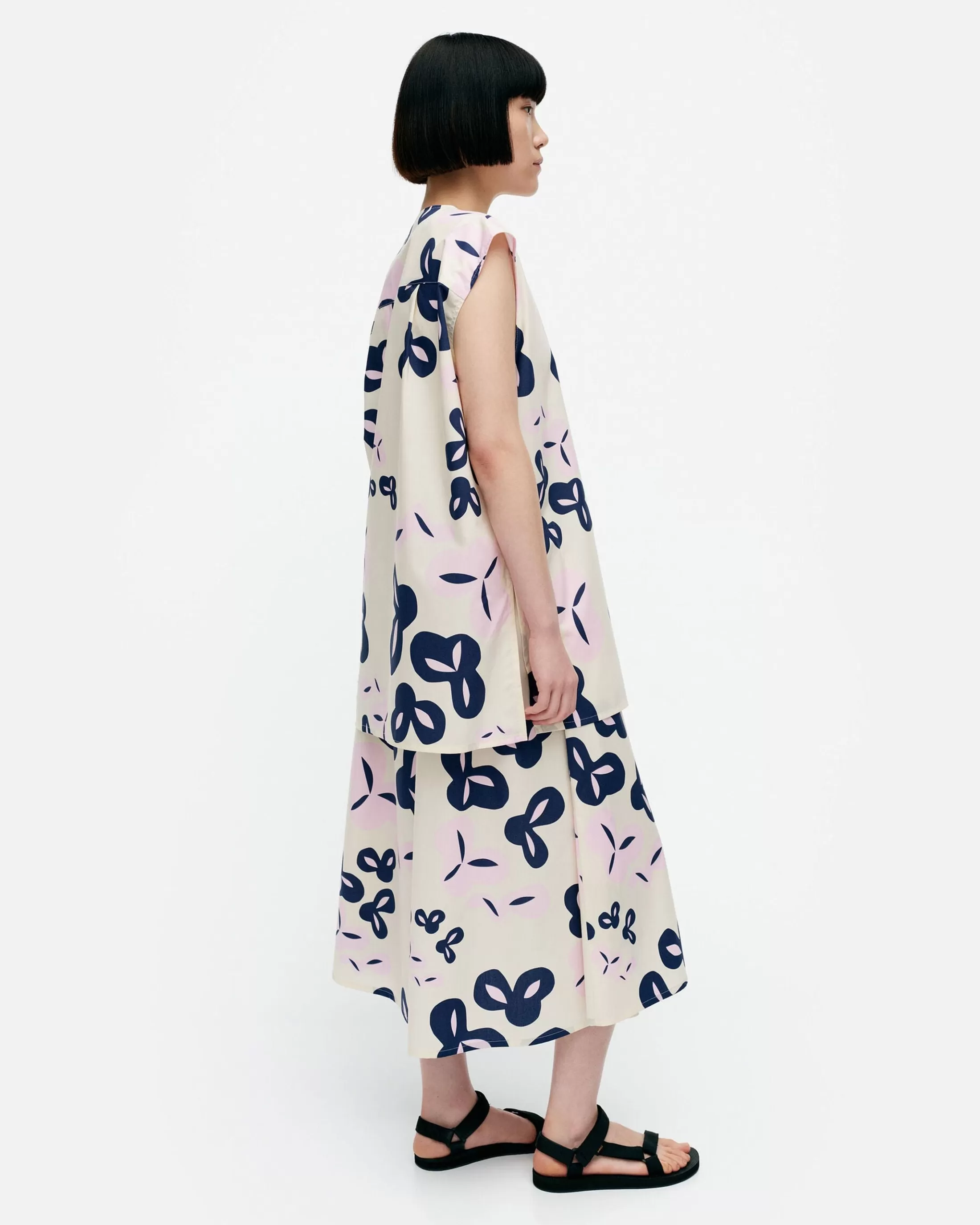 Marimekko Pudas Poiminto Puuvillapopliinitunika Discount