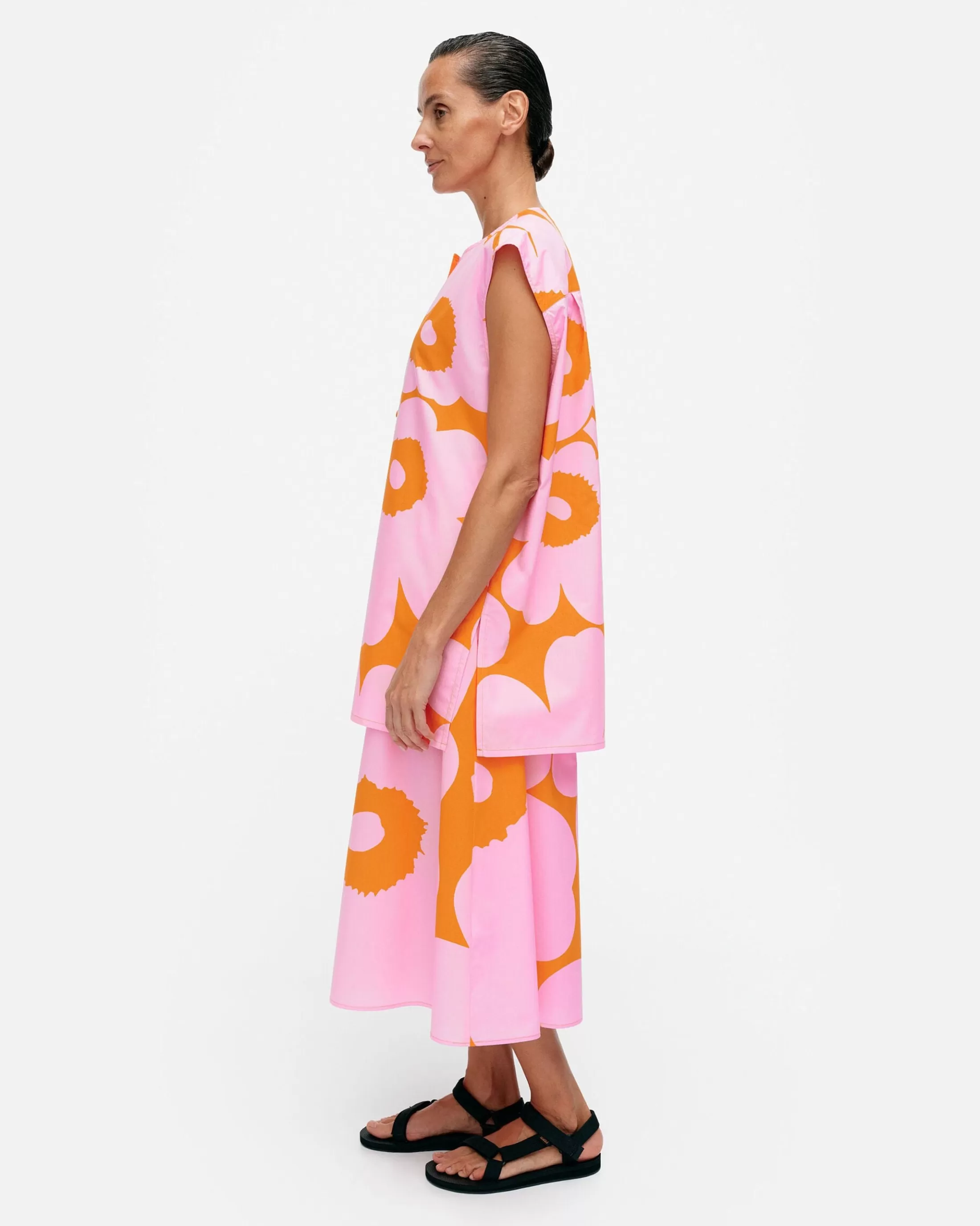Marimekko Pudas Unikko Puuvillapopliinitunika Shop