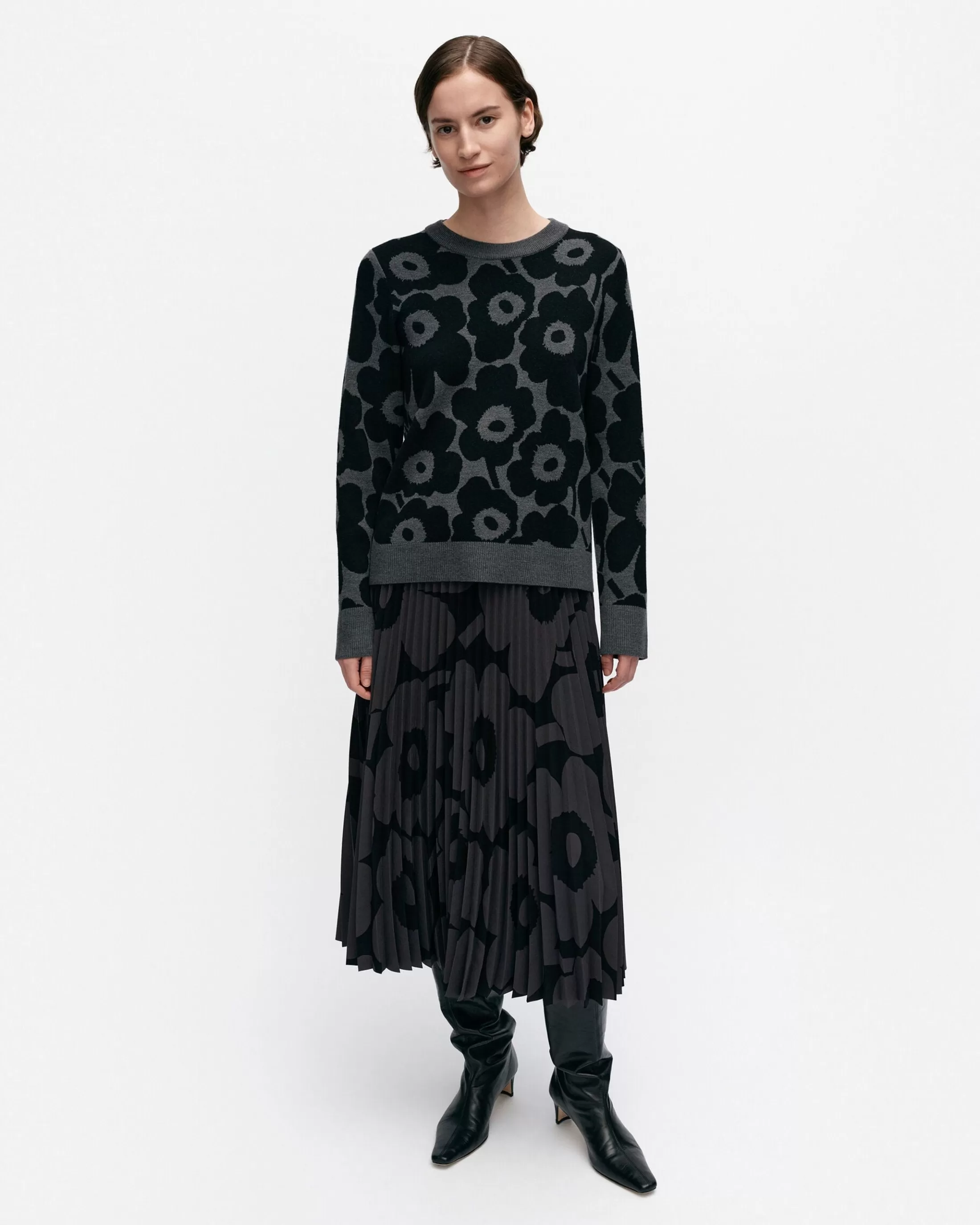 Marimekko Tahti Unikko Villaneulepusero Sale