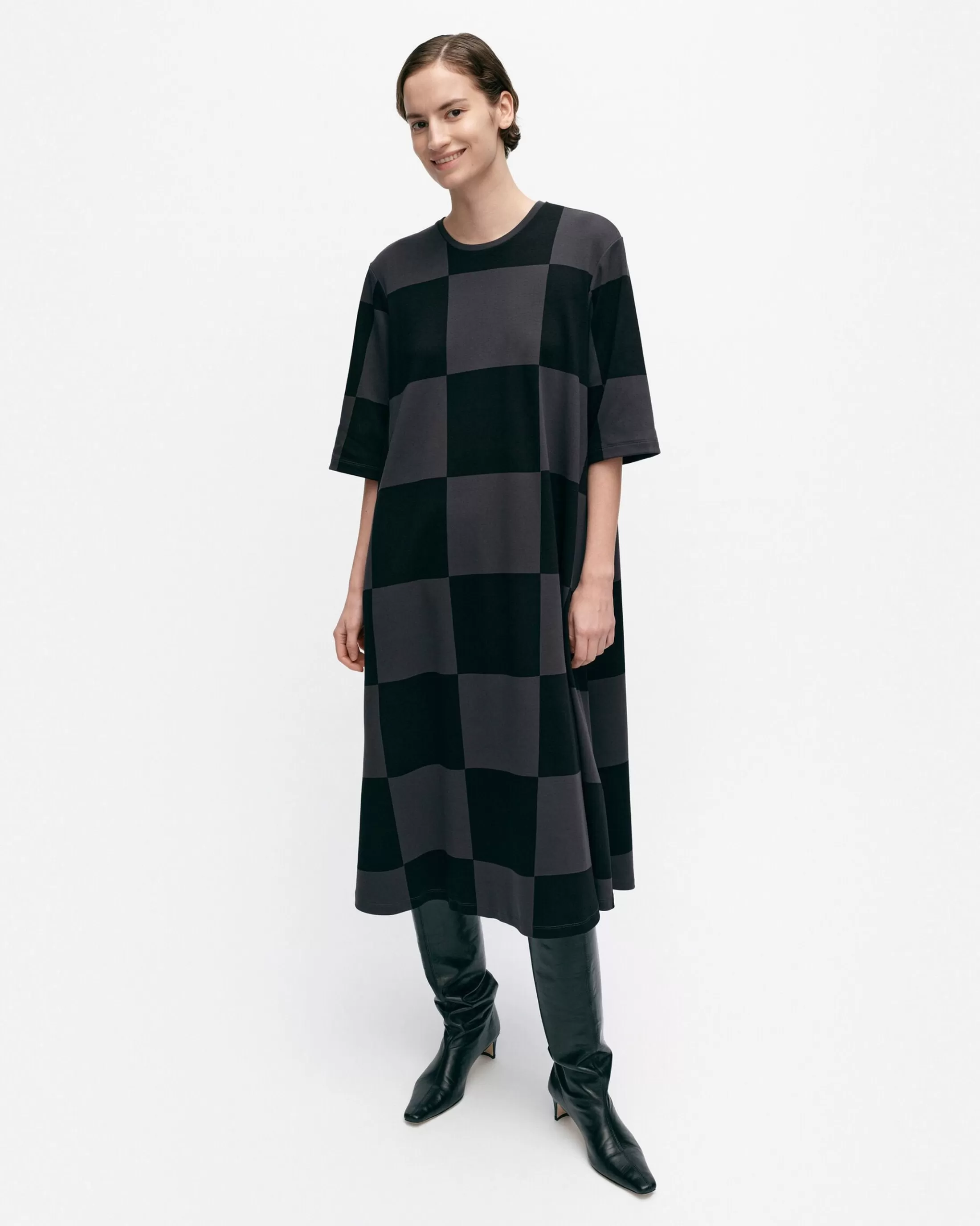 Marimekko Tangentti Kukko Ja Kana Trikoomekko Clearance