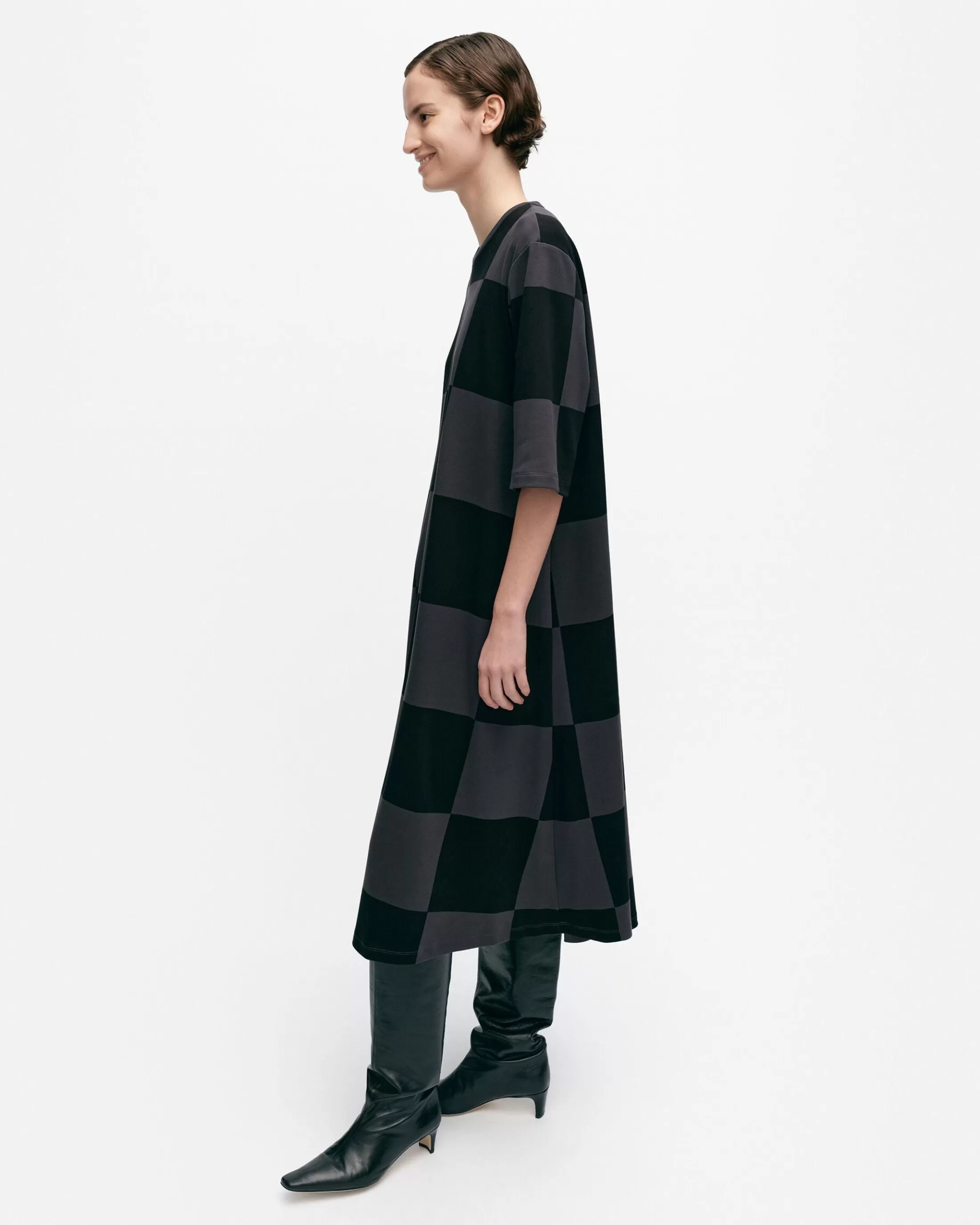 Marimekko Tangentti Kukko Ja Kana Trikoomekko Clearance