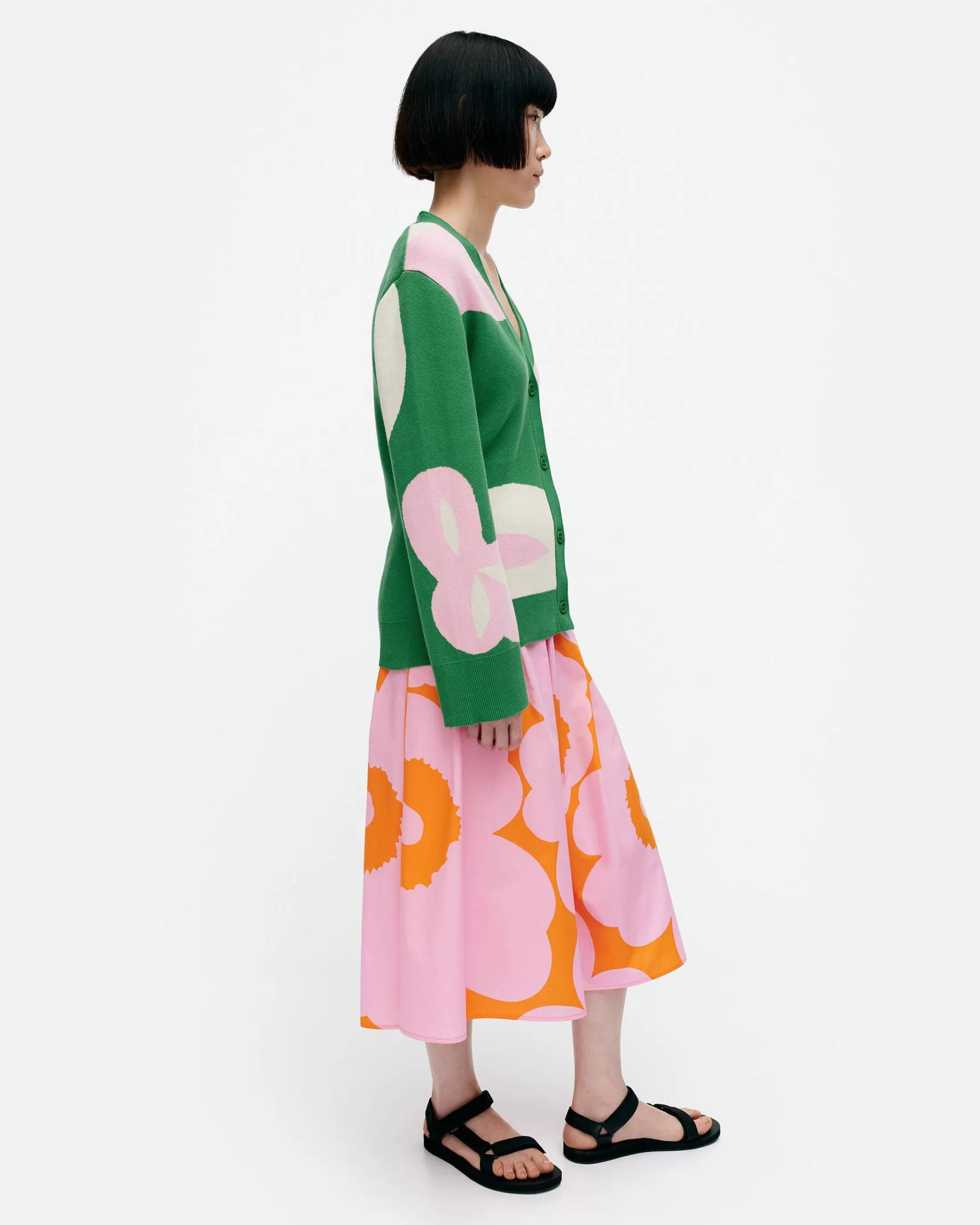 Marimekko Tyrske Poiminto Puuvillaneuletakki Best Sale